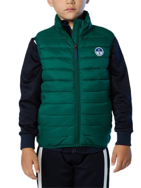 EXPLORER &Auml;rmellose Daunenjacke Wald-Biom - Kinder Jacken