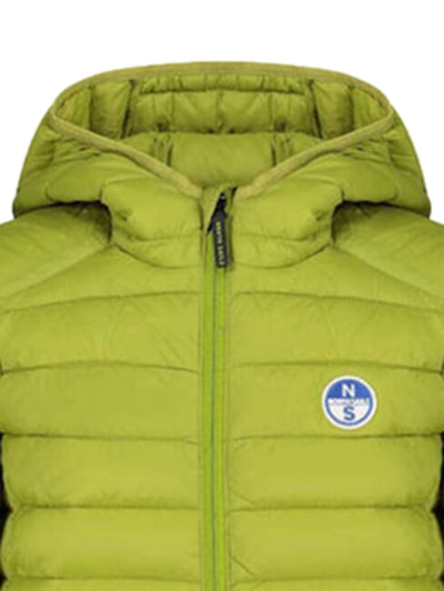 EXPLORER Unisex-Daunenjacke goldgr&uuml;n - Kinder Jacken