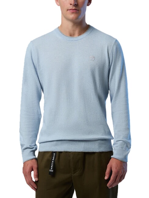 N|S Pullover mit Rundhalsausschnitt Eismelage - Herrenpullover