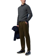 NORTH SAILS N|S Pullover mit Rundhalsausschnitt mittelgraue Melange - Herrenpullover - 5