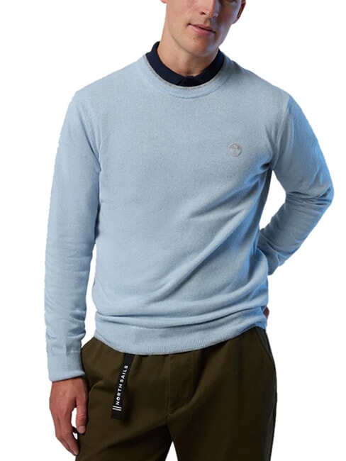 N|S Pullover mit Rundhalsausschnitt Eismelage - Herrenpullover