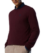 NORTH SAILS N|S Pullover mit Rundhalsausschnitt Bordeaux - Herrenpullover - 4