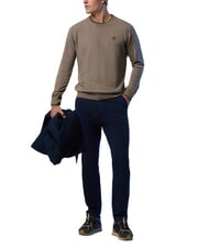 NORTH SAILS N|S Pullover mit Rundhalsausschnitt Walnuss-Melange - Herrenpullover - 5
