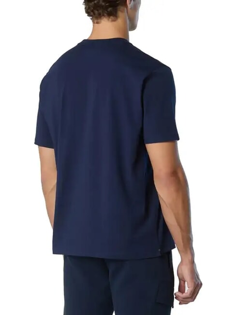 NORTH TECH T-Shirt aus 100 % Baumwolle Navy blau - Herren-T-Shirts