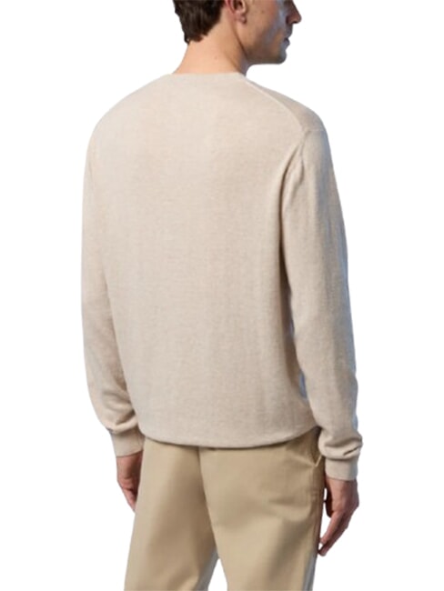CORE Hemd aus 100 % Baumwolle Beige Melange - Herrenpullover