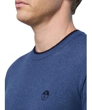 NORTH SAILS N|S Pullover mit Rundhalsausschnitt Chinablau meliert - Herrenpullover - 4
