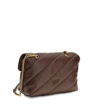 PINKO MINI LOVE BAG Nappatasche Burgunderwein-Antikgold - Damentaschen - 3