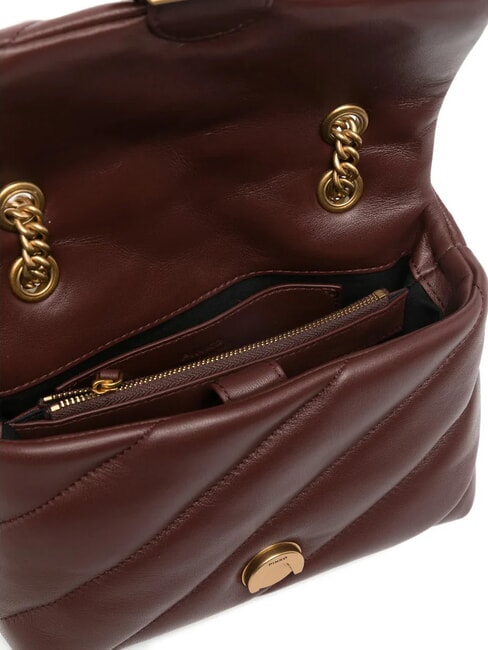 MINI LOVE BAG Nappatasche Burgunderwein-Antikgold - Damentaschen