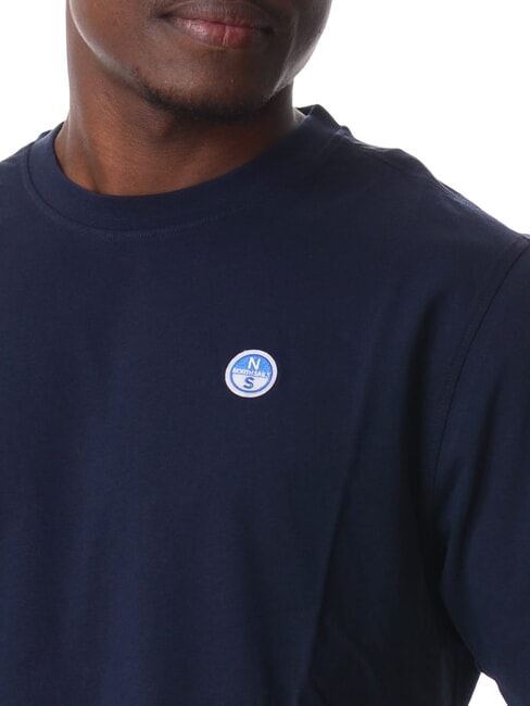 BOLLO Baumwoll-T-Shirt Navy blau - Herren-T-Shirts