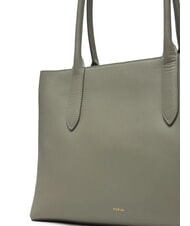 FURLA CAMPIONARIO - MERIDIANA Schultertasche, Leder Agave b+grau int. - Damentaschen - 3