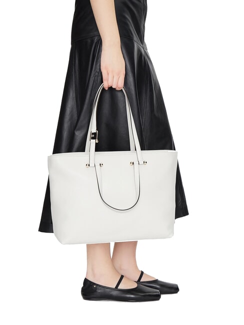 CAMPIONARIO - DUETTO Handtasche / Schultertasche Marshmallow+Grau int. - Damentaschen