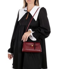 FURLA CAMPIONARIO - SFERA Schultertasche aus Leder Rote Johannisbeere - Damentaschen - 5