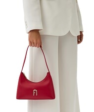 FURLA CAMPIONARIO - DIAMANTE  Schultertasche, Leder Venezianisches Rot - Damentaschen - 5