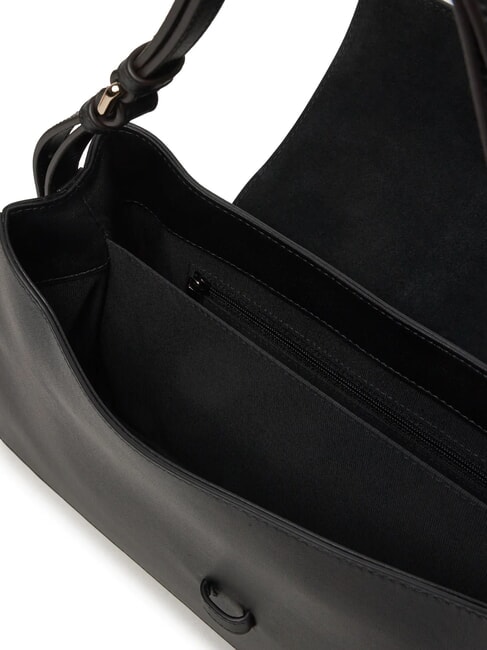 CAMPIONARIO - NUVOLA  halbstarre Ledertasche Schwarz - Damentaschen