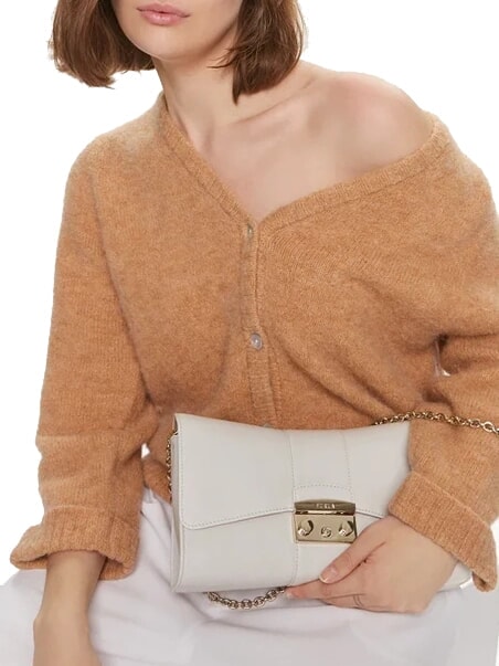 METROPOLIS  Schultertasche, Leder M&auml;usespeck - Damentaschen