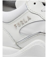 FURLA CAMPIONARIO - WONDERLACE UP Damen-Sneaker Talkumpuder h+silber Farbe - Damenschuhe - 4