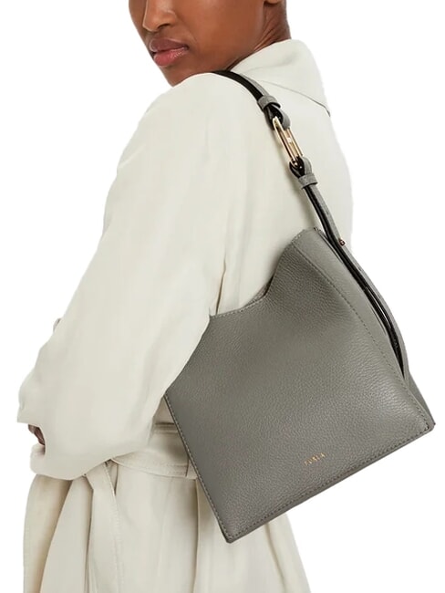 CAMPIONARIO - NUVOLA  Mini-Ledertasche Asche - Damentaschen