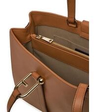 FURLA CAMPIONARIO - NUVOLA  Schultertasche aus Leder Brandy - Damentaschen - 5