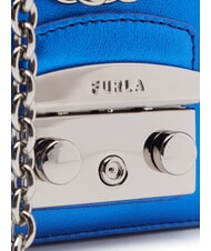 FURLA CAMPIONARIO - METROPOLIS  Doppelt tragbare Mikro-Tasche Kobaltblau - Damentaschen - 4