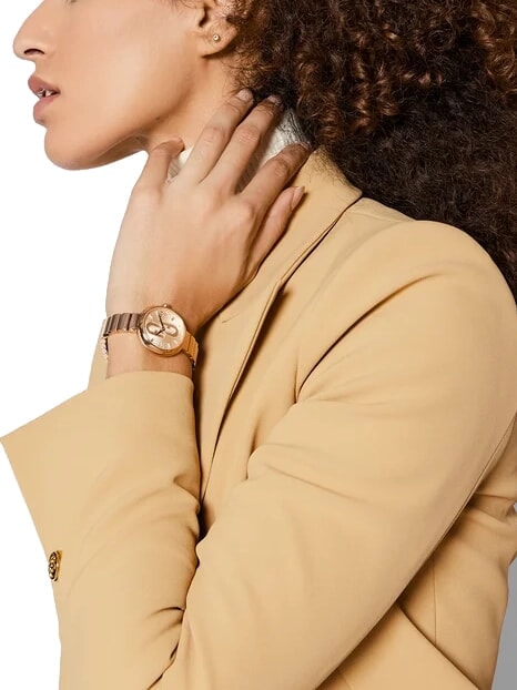 COSY  Uhr nur Zeitangabe ROSA GOLDFARBE - Uhren