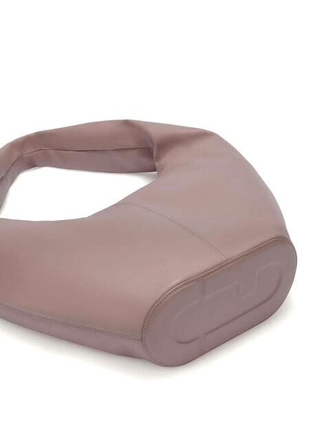CAMPIONARIO - RING Kleine Schultertasche aus Leder mauve - Damentaschen