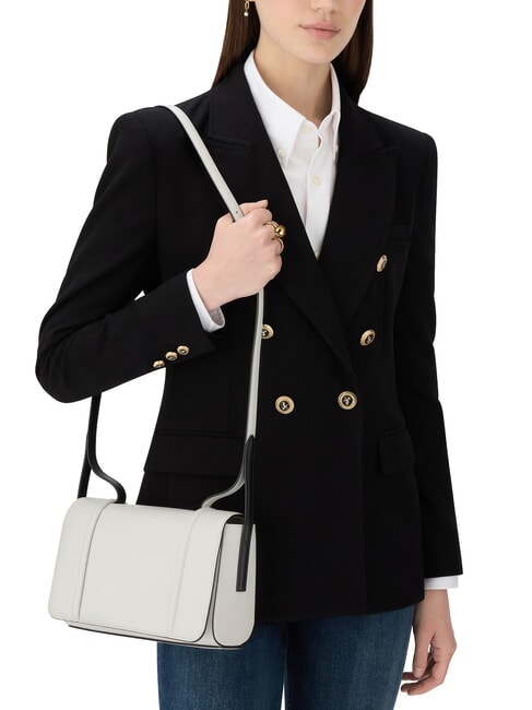 CAMPIONARIO - RIVA  Umh&auml;ngetasche Marshmallow + schwarz - Damentaschen