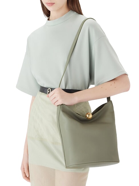 CAMPIONARIO - SFERA Schultertasche, Leder Agave - Damentaschen