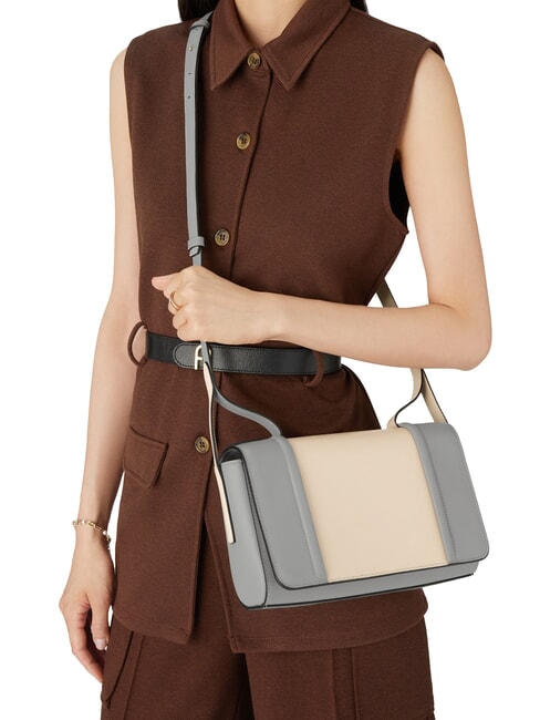 CAMPIONARIO - RIVA Schultertasche, Leder Ballerina I+Asche - Damentaschen