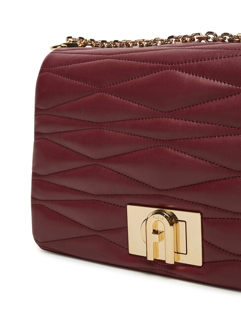 CAMPIONARIO - 1927 Schultertasche, Leder Rote Johannisbeere - Damentaschen