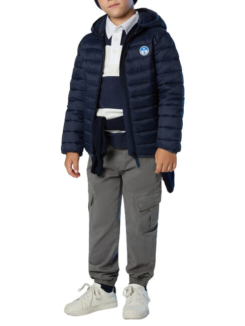 EXPLORER Unisex-Daunenjacke Navy blau - Kinder Jacken