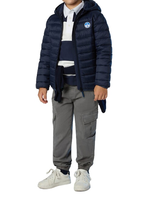 EXPLORER Unisex-Daunenjacke Navy blau - Kinder Jacken