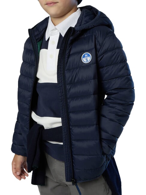 EXPLORER Unisex-Daunenjacke Navy blau - Kinder Jacken
