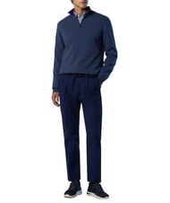 NORTH SAILS CORE Pullover mit halbem Rei&szlig;verschluss Chinablau meliert - Herrenpullover - 3