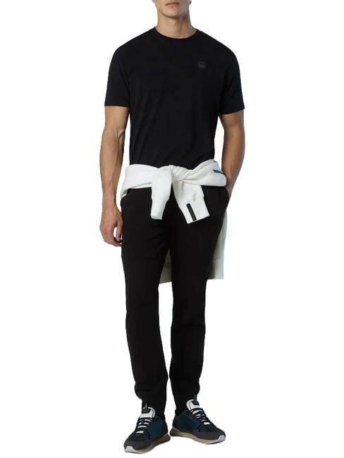 NORTH TECH T-Shirt aus 100 % Baumwolle Schwarz - Herren-T-Shirts