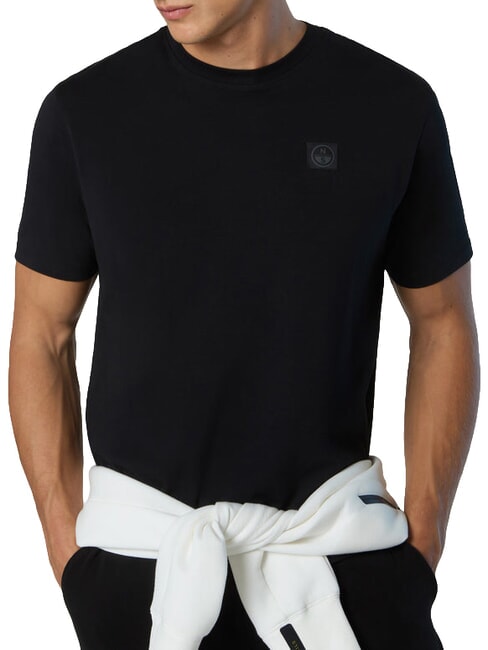 NORTH TECH T-Shirt aus 100 % Baumwolle Schwarz - Herren-T-Shirts