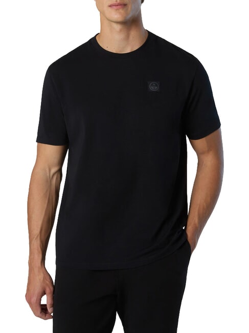 NORTH TECH T-Shirt aus 100 % Baumwolle Schwarz - Herren-T-Shirts