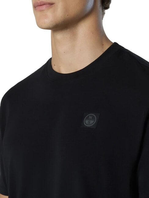 NORTH TECH T-Shirt aus 100 % Baumwolle Schwarz - Herren-T-Shirts