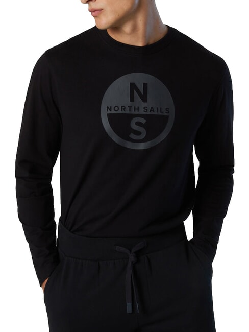 CORE Lang&auml;rmeliges T-Shirt Schwarz - Herren-T-Shirts