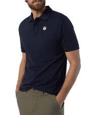 NORTH SAILS COLLAR STRIPED Kurzarm-Poloshirt aus Baumwolle Navy blau - Herren-Polo-Shirts/Herren-Polo-Shirt/Herrenpoloshirt/Herrenpoloshirts - 3