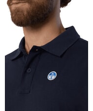 NORTH SAILS COLLAR STRIPED Kurzarm-Poloshirt aus Baumwolle Navy blau - Herren-Polo-Shirts/Herren-Polo-Shirt/Herrenpoloshirt/Herrenpoloshirts - 6