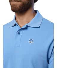 NORTH SAILS BASIC Kurzarm-Poloshirt aus Baumwolle hellblau - Herren-Polo-Shirts/Herren-Polo-Shirt/Herrenpoloshirt/Herrenpoloshirts - 5