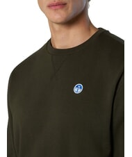 NORTH SAILS ROUND LOGO Sweatshirt mit Rundhalsausschnitt aus Baumwolle Waldnacht - Sweatshirts Herren - 6