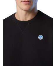 NORTH SAILS ROUND LOGO Sweatshirt mit Rundhalsausschnitt aus Baumwolle Schwarz - Sweatshirts Herren - 6