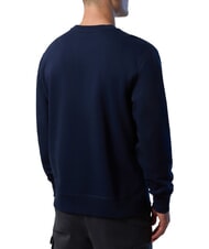 NORTH SAILS ROUND LOGO Sweatshirt mit Rundhalsausschnitt aus Baumwolle Navy blau - Sweatshirts Herren - 4