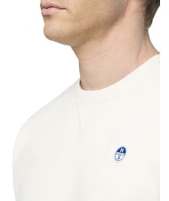 NORTH SAILS ROUND LOGO Sweatshirt mit Rundhalsausschnitt aus Baumwolle M&auml;usespeck - Sweatshirts Herren - 6