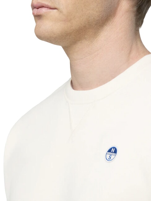 ROUND LOGO Sweatshirt mit Rundhalsausschnitt aus Baumwolle M&auml;usespeck - Sweatshirts Herren