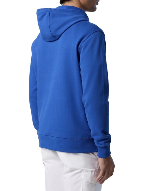 BASIC Kapuzenpullover mit Logo-Print Strand blau - Sweatshirts Herren