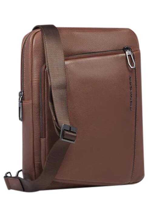 CRONUS iPad-Tasche aus Leder BRAUN - Umh&auml;ngetaschen Herren