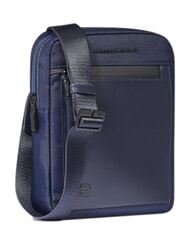 PIQUADRO ORION Tasche, iPad&reg; mini Halter, Ledermix Blau - Umh&auml;ngetaschen Herren - 3