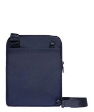 PIQUADRO ORION Schultertasche, iPad-Halterung, Ledermix Blau - Umh&auml;ngetaschen Herren - 2